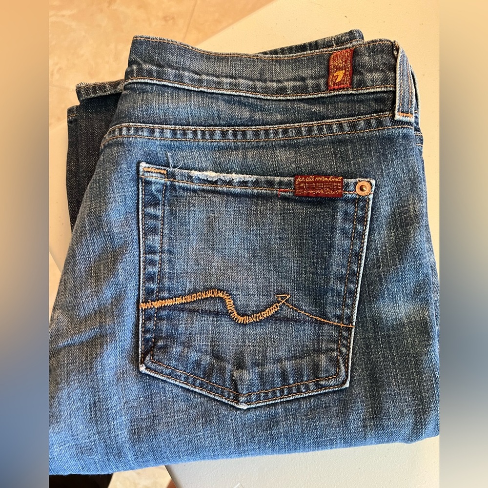 7 For All Mankind Ladies Denim Jeans Size 31